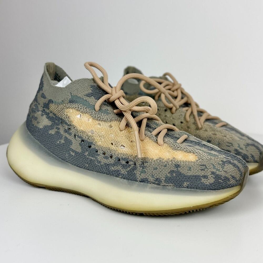 Adidas Yeezy Boost 380 Mist Gray Non Reflective FX9764 Womens US 7 Mens US 6